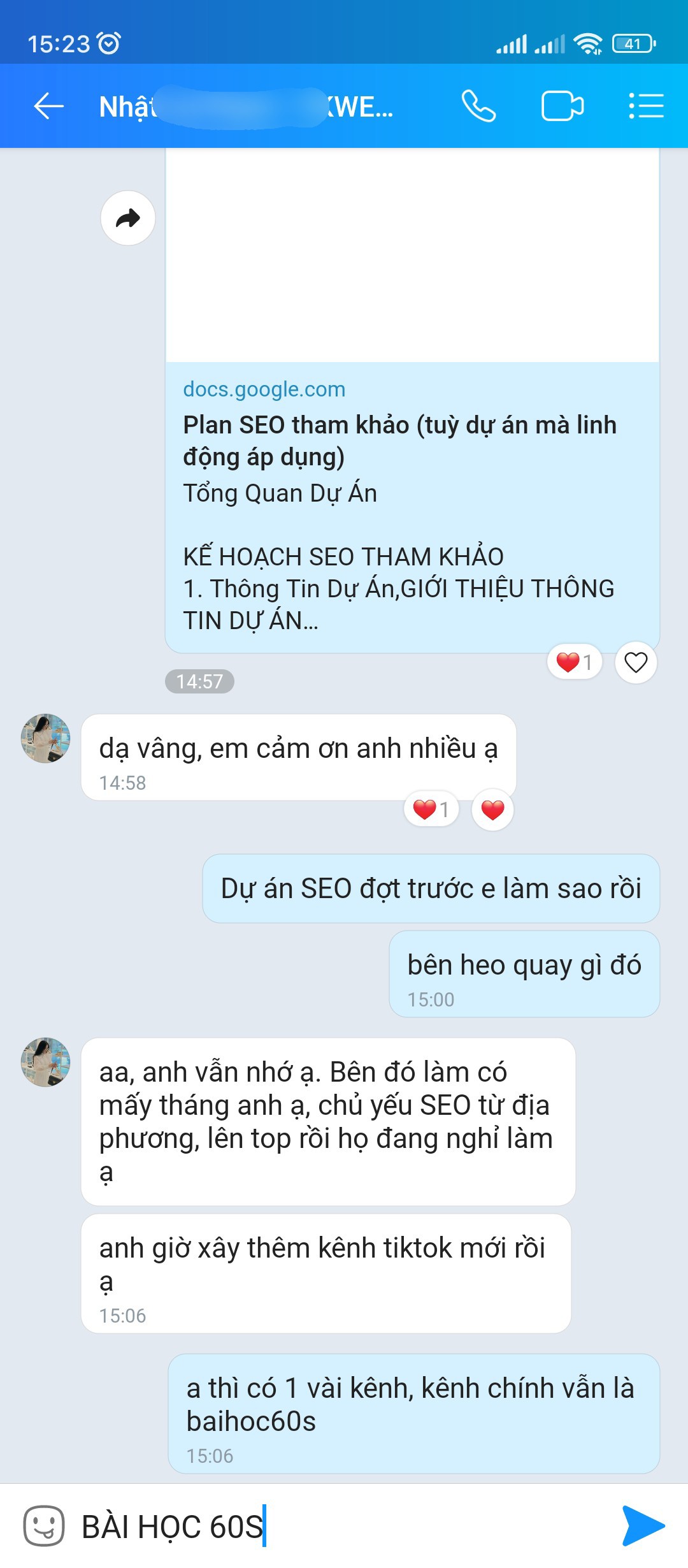 kết quả học viên khoá seo 106