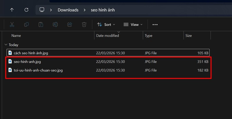 đặt tên hình ảnh chuẩn SEO
